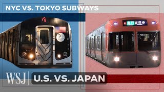 Why Tokyos Metro Is Profitable and New York City’s Isn’t  WSJ US vs Japan [upl. by Kecaj]