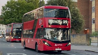 London buses at Streatham Hill Telford Avenue 300824 [upl. by Carmine]