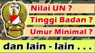 SYARAT MASUK TNI AD LENGKAP I TAMTAMA  BINTARA AKMIL I CALON TNI AD WAJIB NONTON [upl. by Mandych856]