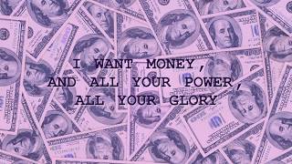 money power glory  lana del rey lyrics [upl. by Ahsillek]