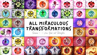 Every Miraculous transformation Season 14 [upl. by Isleen]