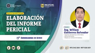 Curso en Informática Forense ELABORACIÓN DEL INFORME PERICIAL [upl. by Alleahcim]