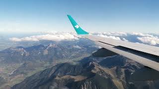 Landing at Innsbruck  Air Dolomiti Embraer E195 [upl. by Keegan]