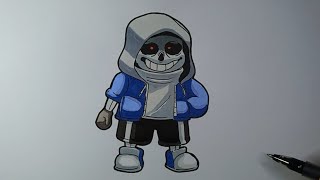 How To Draw Dust SANS In Last Corridor [upl. by Seymour]