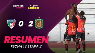 Imbabura SC 0  2 Deportivo Cuenca Resumen Fecha 13  2da Etapa  LigaPro Ecuabet [upl. by Sida]