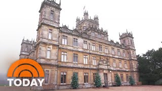 See How The ‘Downton Abbey’ Castle Is Decorated For Christmas [upl. by Nahej754]