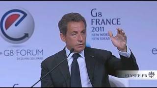 eG8 N Sarkozy répond aux questions des participants [upl. by Attesoj]