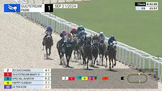 Gulfstream Park September 21 2024 Race 1 [upl. by Atsiuqal]