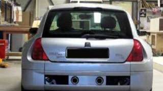 Clio V6 Orbisoud exhaust [upl. by Annawt936]