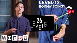 26 Levels of YoYo Tricks Easy to Complex  WIRED [upl. by Lorraine]