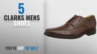 Top 10 Clarks Mens Shoes 2018 Clarks Tilden Walk Men’s Derby [upl. by Kcirrez]