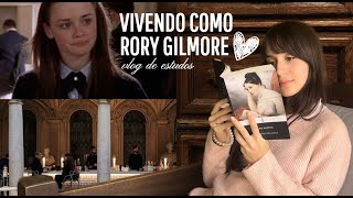 ESTUDANDO IGUAL A RORY GILMORE  vlog dicas hábitos de estudo [upl. by Chick178]