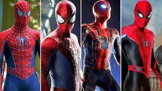 The Evolution of SpiderMan’s Suits in Movies 20022019 [upl. by Niddala]