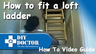 Fitting or installing a loft ladder [upl. by Naquin]