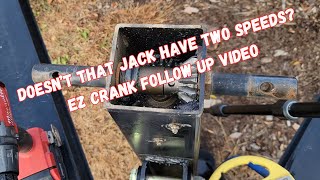 Sick and tired of cranking your trailer jack Followup video to answer some of the comments [upl. by Melisa]