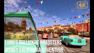 Luigis Rollickin Roadsters  Disney California Adventure  4K [upl. by Purcell648]