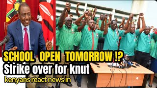 Kenyans React knut vs kuppet SCHOOL OPENING date in KENYA AUGUST 2024 today news [upl. by Walt]