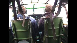 B25 Landing  Cockpit View [upl. by Etiam341]