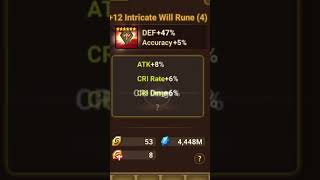 36 HP Sub QUAD ROLL Slot 4 Will Reappraise  Summoners War [upl. by Dobbins768]