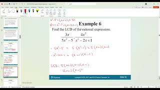 Chapter 6  Section 62 Adding and Subtracting Rational Expressions [upl. by Silas144]