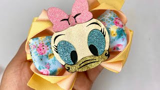 🎀 Tutorial Lazos de personajes animados 🎀 aprende paso a paso 🤗❤️ HANDMADEBOWRIBBON [upl. by Jaret147]