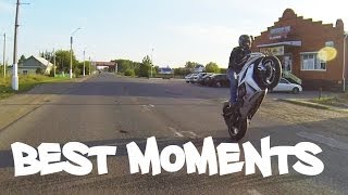 honda cbr 600rr best moments wheelies [upl. by Haimerej]