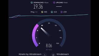 Kinetic by Windstream 1 Gig actual speed test [upl. by Deelaw545]