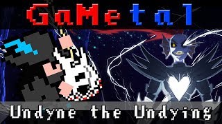 Undyne the Undying Spear of Justice  Battle Against a True Hero Undertale  GaMetal Remix [upl. by Annahsed]