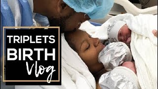 OFFICIAL TRIPLETS BIRTH VLOG [upl. by Nitniuq217]