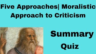 Five Approaches Moralistic Approach  Summary in Tamil Quiz [upl. by Coryden107]