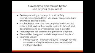 Percona XtraBackup 21 MySQL Backup Efficiency Reliability and Security [upl. by Letnahs]