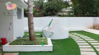 Completed Natural stone landscaping work at Kerala [upl. by Rumery]