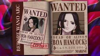 Wanted Posters After Wanno Arc  One Piece Databook 0 [upl. by Yramliw]