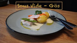 Sous Vide  GÖS med vitvinssås och vinkokta grönsaker  Godaste såsen [upl. by Noied]