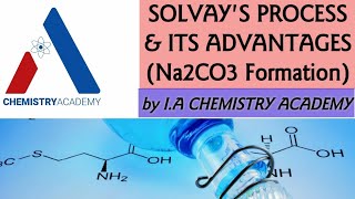 Ammonium Soda Solvay Process and Its Advantages Preparation of NaHCO3 and Na2CO3 [upl. by Anrapa166]