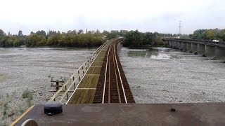 New Coastal Pacific Train 2014  Part 1  from the Drivers Cab and Open Air Observation Carriage [upl. by Areyk]