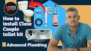 How to install a closecoupled toilet [upl. by Bearce]