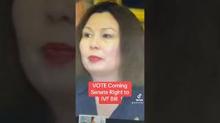 Senator Tammy Duckworth’s RIGHT TO IVF ACT Senate Vote Protects access to in virtro fertilization [upl. by Krishnah684]