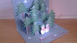 Easy and Simple Pop up Christmas Card [upl. by Demetris]