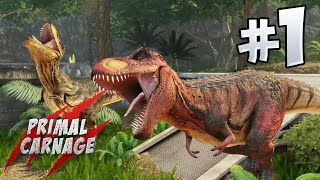 Primal Carnage Extinction  Part 1  TRex Squad [upl. by Clayborn]