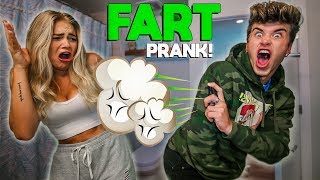 FARTING ON GIRLFRIEND PRANK TOXIC FART SPRAY [upl. by Eastlake407]