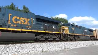 PRLX AC6000 CSX AC44CW 464 w Nice K5LA Leads Q58005 on 8620 SC [upl. by Guinevere]