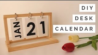 DIY Aesthetic Calendar  ArtisticRifat [upl. by Nylednarb]