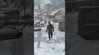 I Experienced Snowfall in Manali [upl. by Ecerahc]