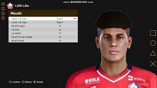 PES 2021 How to create Tiago Santos 🇵🇹 LOSC Lille [upl. by Brennan]