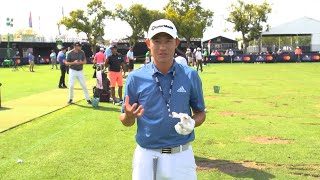 Collin Morikawa explains how to keep your hands and body in sync [upl. by Irami772]