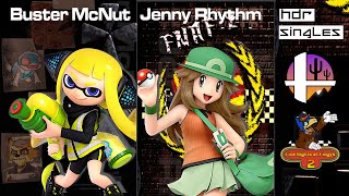 Five Nights at Fingys 2 Buster McNut Ganon Inkling vs Jenny Rhythm PT Marth Top 16 Losers R1 [upl. by Medardas]