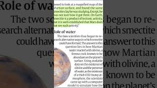 Mars smectite upsc civilservicesexams currentaffair currentaffairs [upl. by Latrice526]