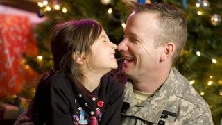 Troops Surprise Families for the Holidays [upl. by Sirrom]