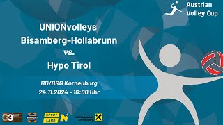 UNIONvolleys vs Hypo Tirol ÖCup [upl. by Aivata334]